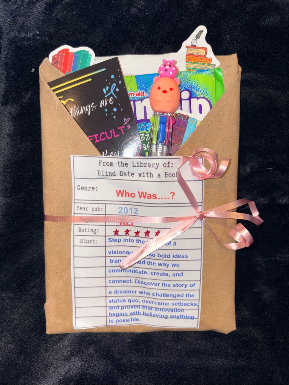 Blind bag mystery book - Teacher curated. Who Was Series.